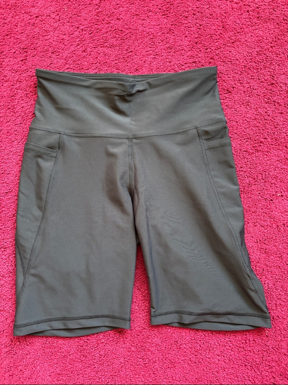 Black High-Waist Women’s Active Bike Shorts